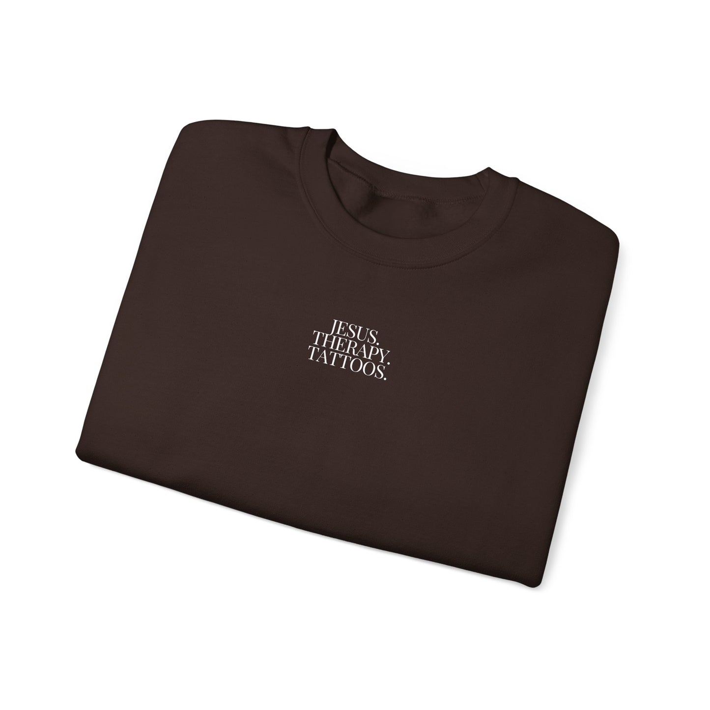 Jesus Therapy Tattoos Crewneck
